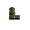 BNC L 90° Adapter Male and Female Connectors