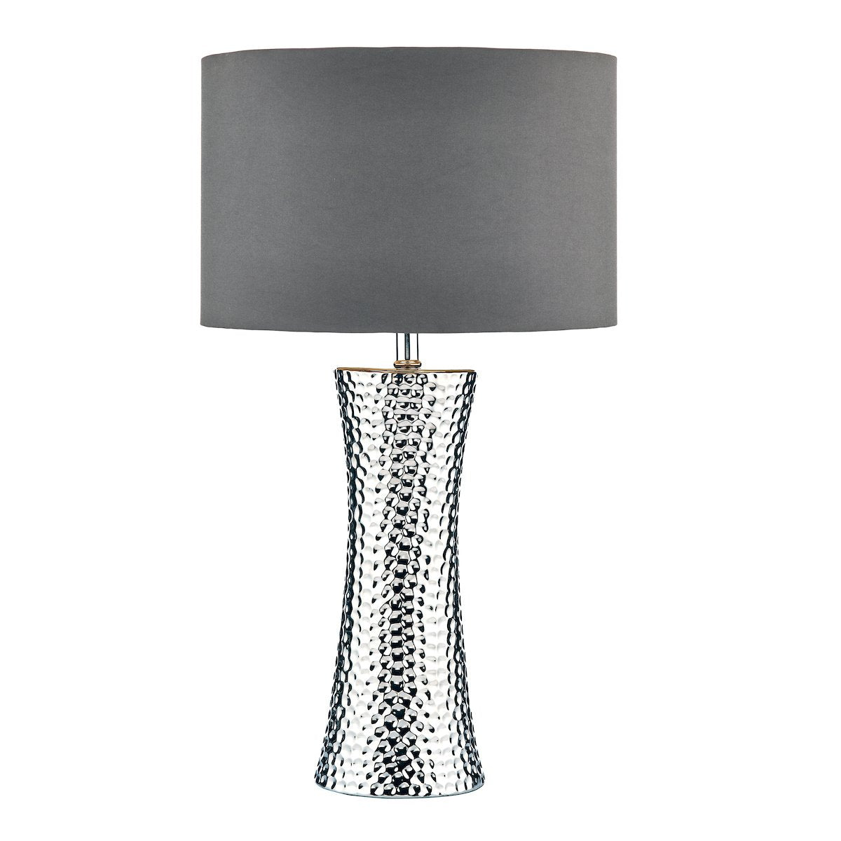 BOK4232-X Table Lamp Silver c/w Shade