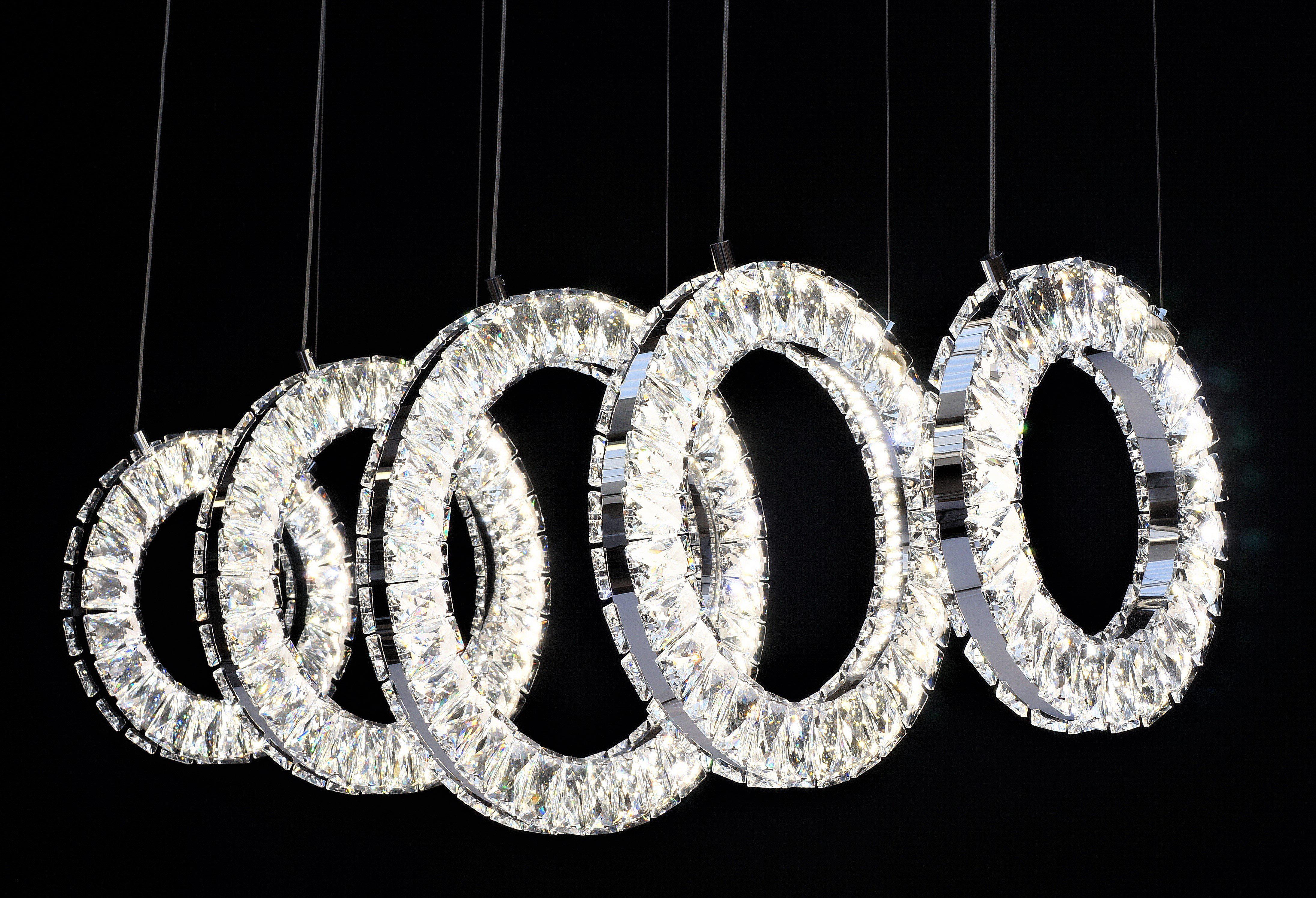 500/90 Carousel Suspended Light Polished Chrome