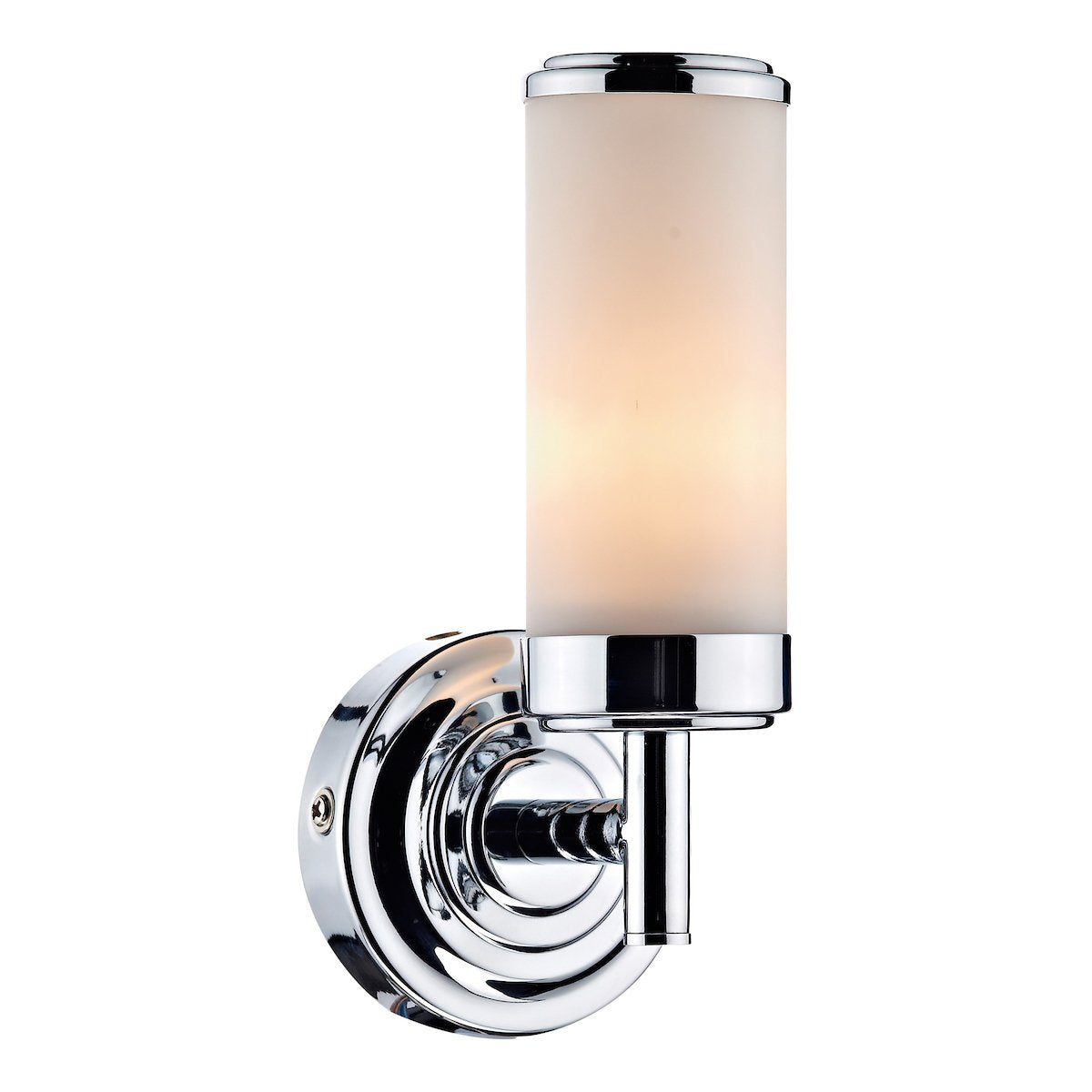 CEN0750 Bathroom Single Wall Light Polished Chrome