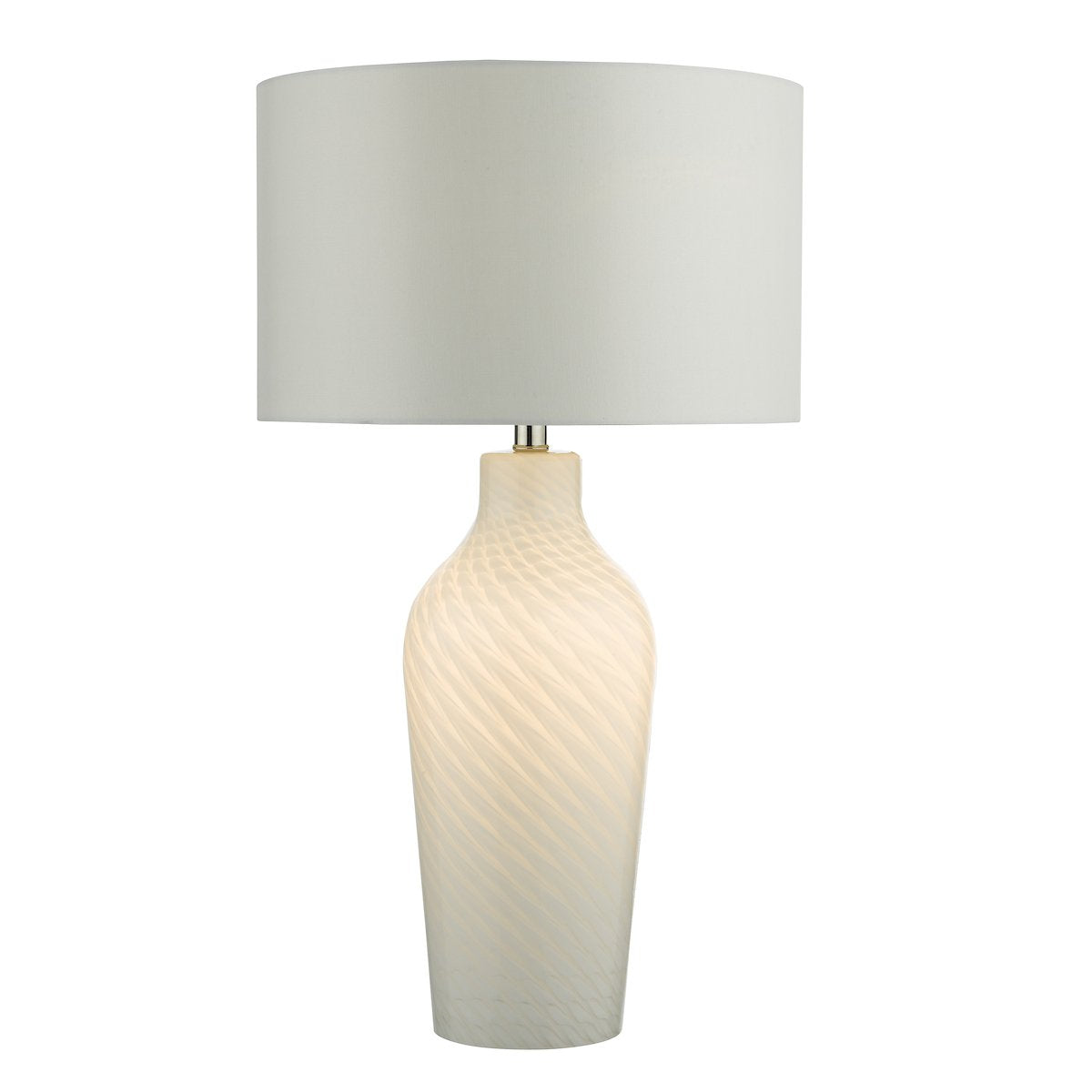CIB422 Table Lamp Dual Source White c/w Shade