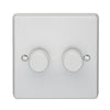 Crabtree 2 Gang 250 Watt Dimmer