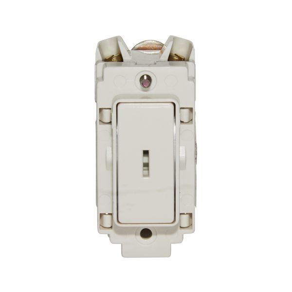 Crabtree 20AX 2 Way Grid Switch With Key