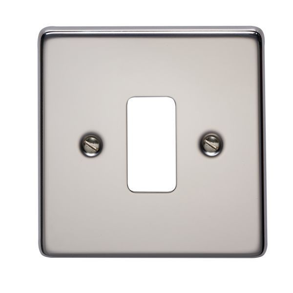 Crabtree 1 Gang Flush Grid Cover Plate