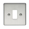 Crabtree 1 Gang Flush Grid Cover Plate