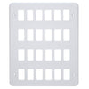 Crabtree 24 Gang Surface Metalclad Grid Cover Plate