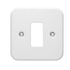 Crabtree 1 Gang Surface Metalclad Grid Cover Plate