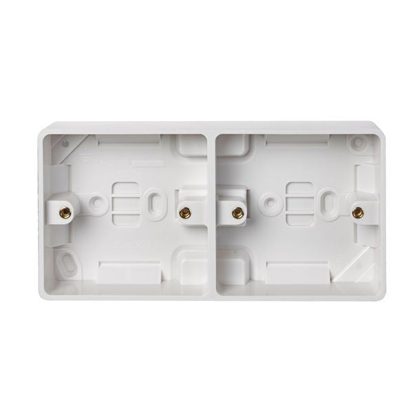 Crabtree 2 x 1 Gang Dual 29mm Surface Installation Box