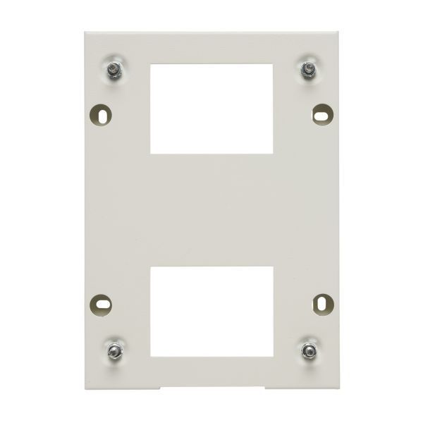 Crabtree Metal Pattress 6/7 Module 188mm North-South Entry