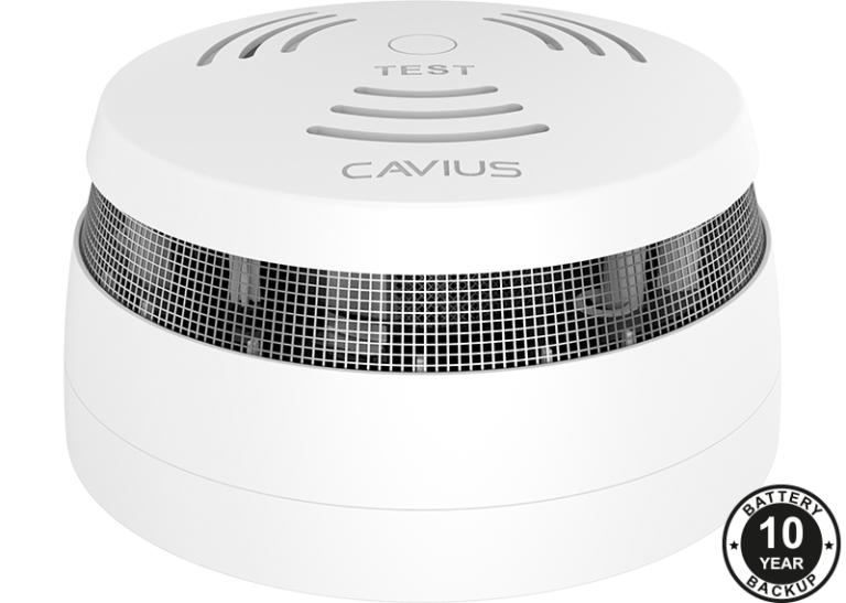 CAVIUS Mains Powered Optical Smoke Alarm