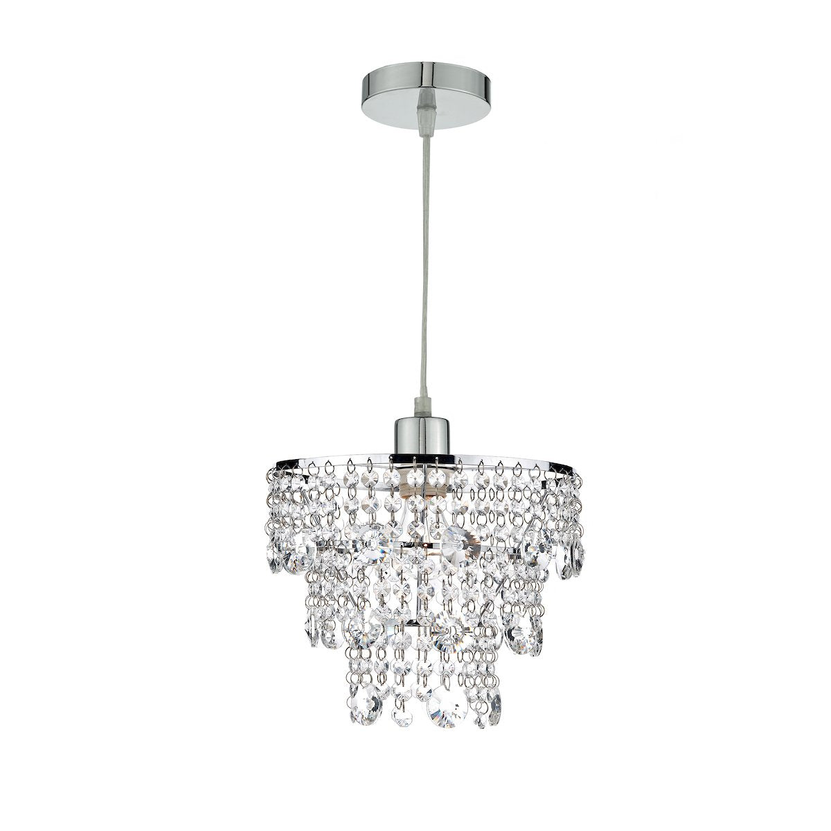 CYB6550 Crystal Non Electric Pendant Polished Chrome