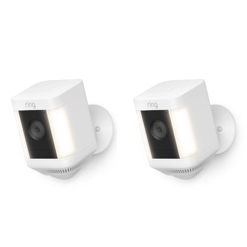 Ring Spotlight Cam Plus Battery White