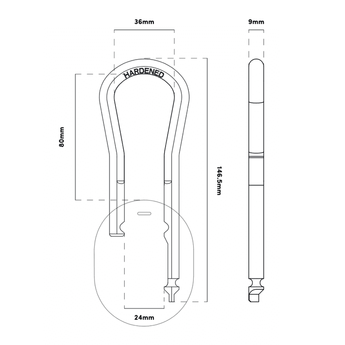 IglooHome Shackle for Smart Padlock