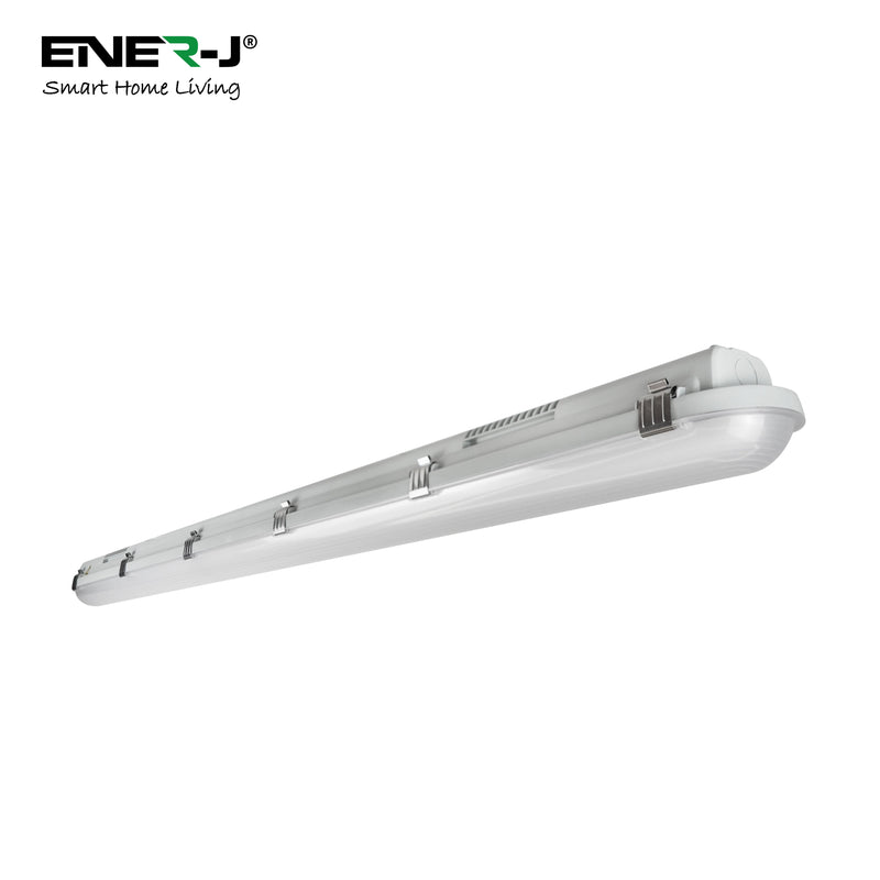 Ener-J LED Batten Non Corrosive Waterproof Fitting, 1.2m 40W, 120 Lumens Per Watt, 4000K