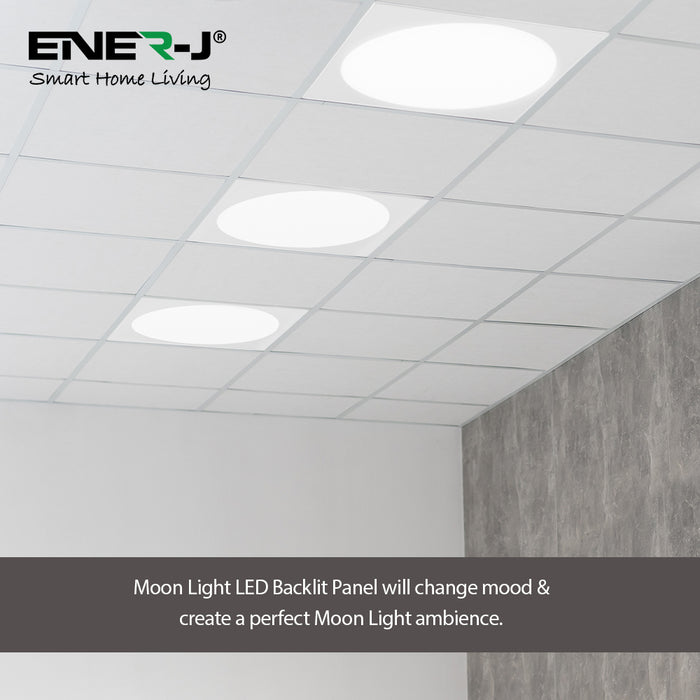 Ener J Moon Light LED Backlit Panel Light, 60 x 60cms, 3400 lumens, 3 Years warranty, 6000K