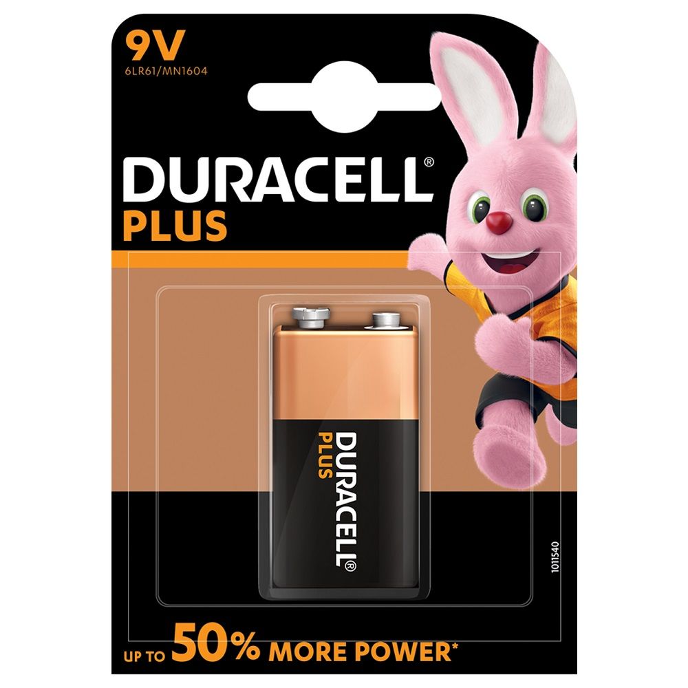 DURACELL PLUS Alkaline Battery 9V (E-BLOCK/TRANSITOR)