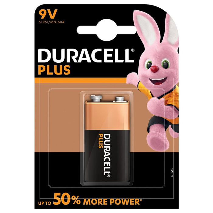 DURACELL PLUS Alkaline Battery 9V (E-BLOCK/TRANSITOR)