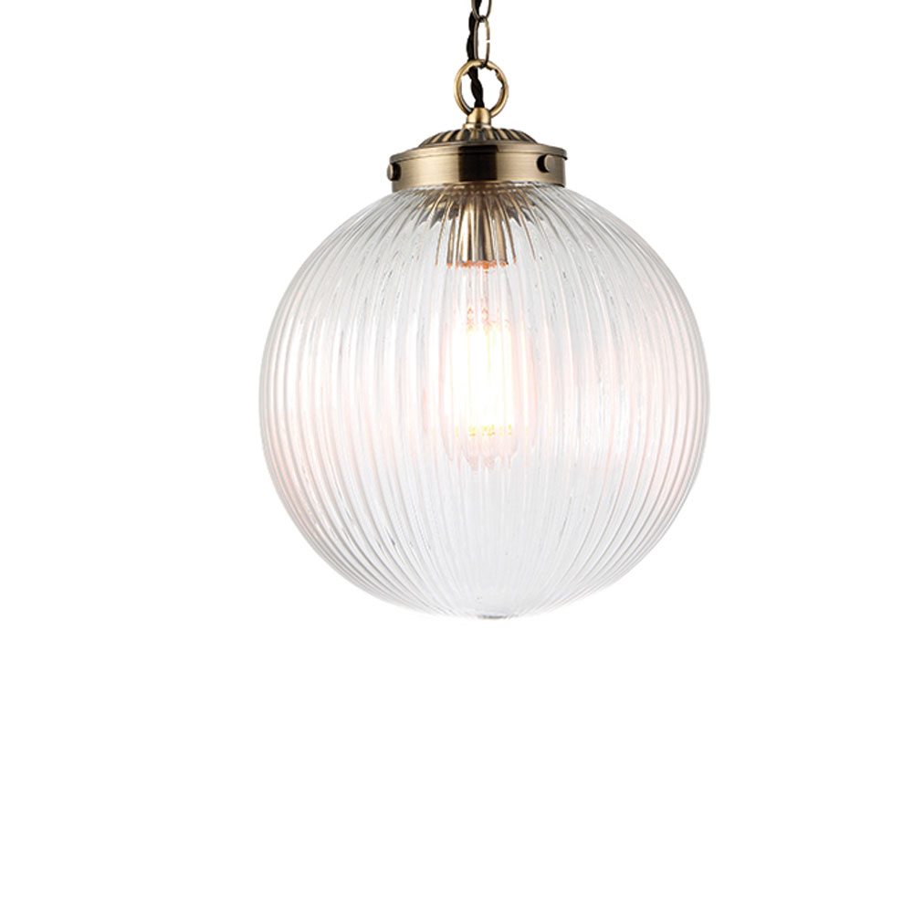 71123 Brydon Antique Brass Single Pendant