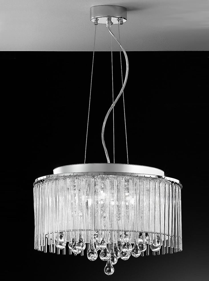 6/1612LF 6 Light Small Suspended Light