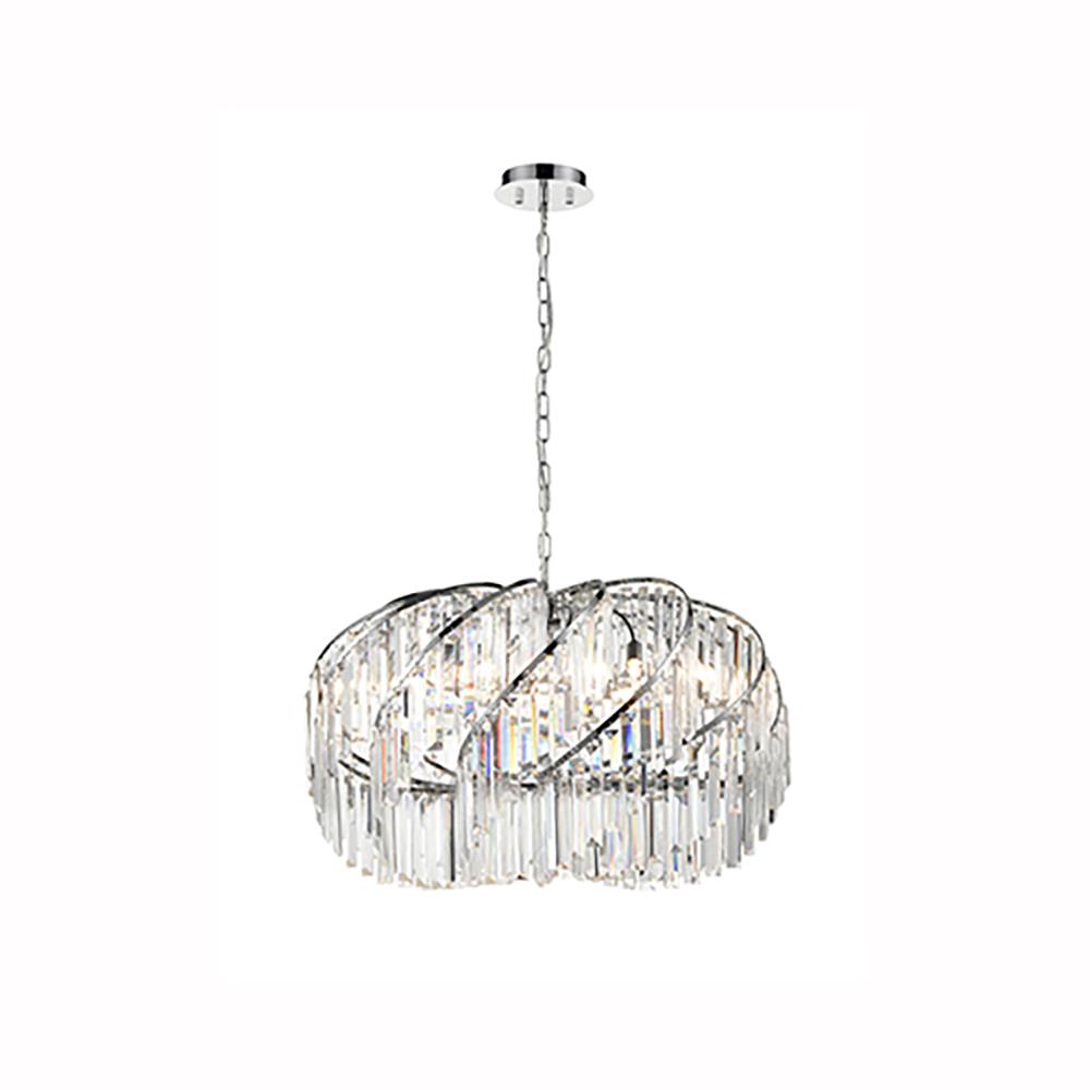 01-2142LF Crystal Suspended Light