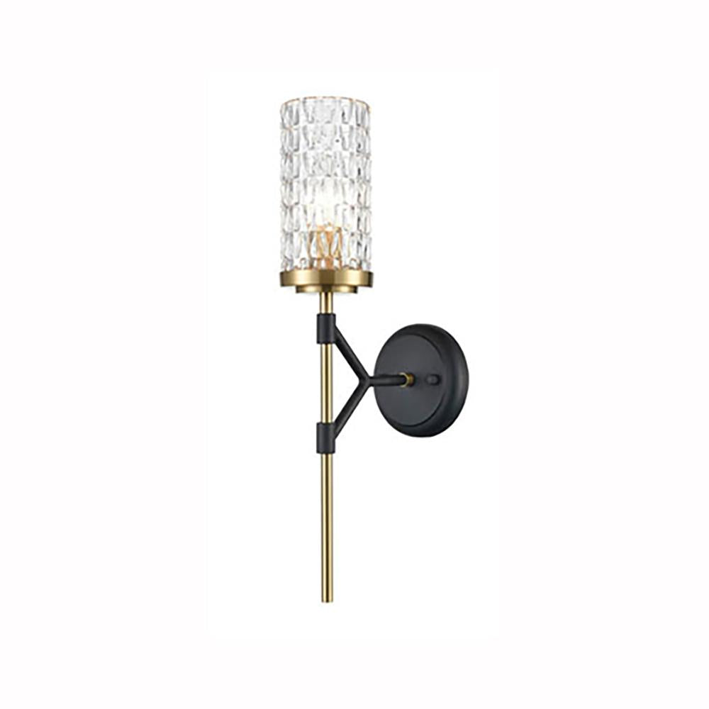 1-4242LF Wall Light Black and Gold