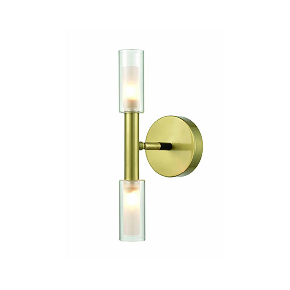 2-5342LF 2 Light Wall Light Bronze