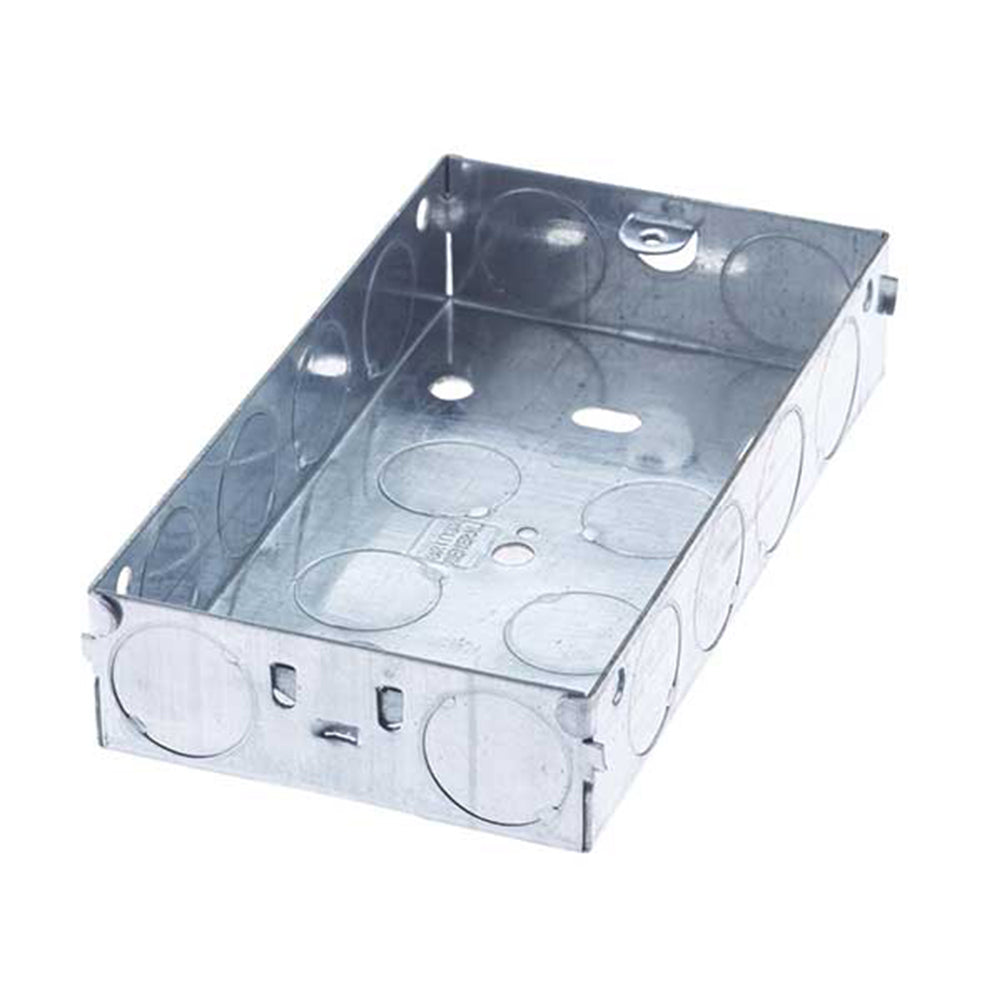 SND Electrical 2G25 2 Gang 25mm Metal Box