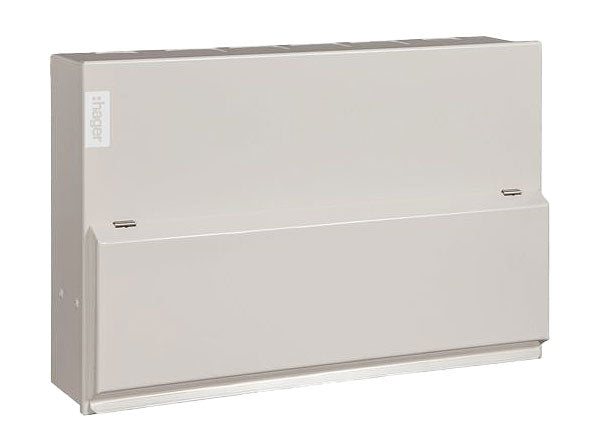 Hager VML910CURKPP Pre-Populated 10 Way High Integrity Consumer Unit c/w 8 MCB