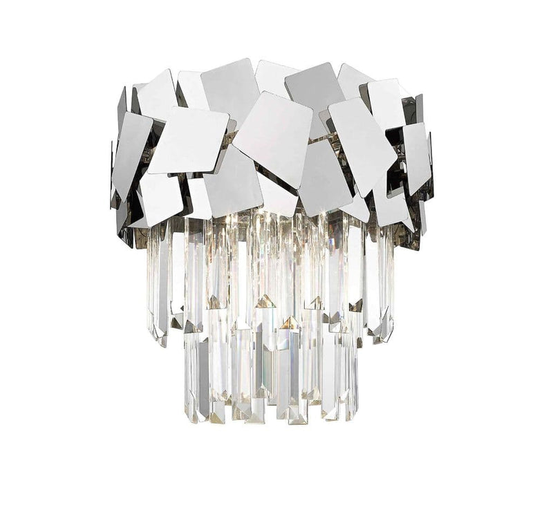 HCFS409291FC Crystal Flush Light - Chrome