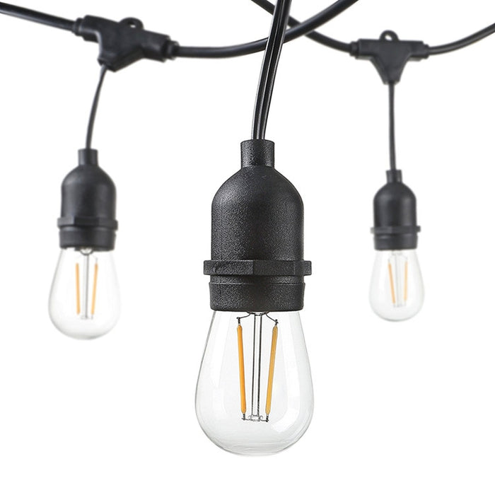 Ener J LED Festoon Kit (15.2m) iNC 15X2w Filament LED Bulbs