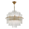 LUK1735 13 Light Suspended Light Brushed Antique Gold