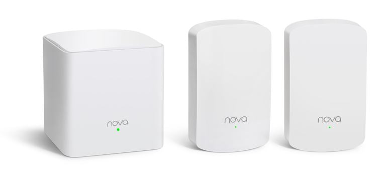 Tenda Nova MW5 3-Pack Whole Home Mesh WiFi System - 3500 sq. ft Coverage