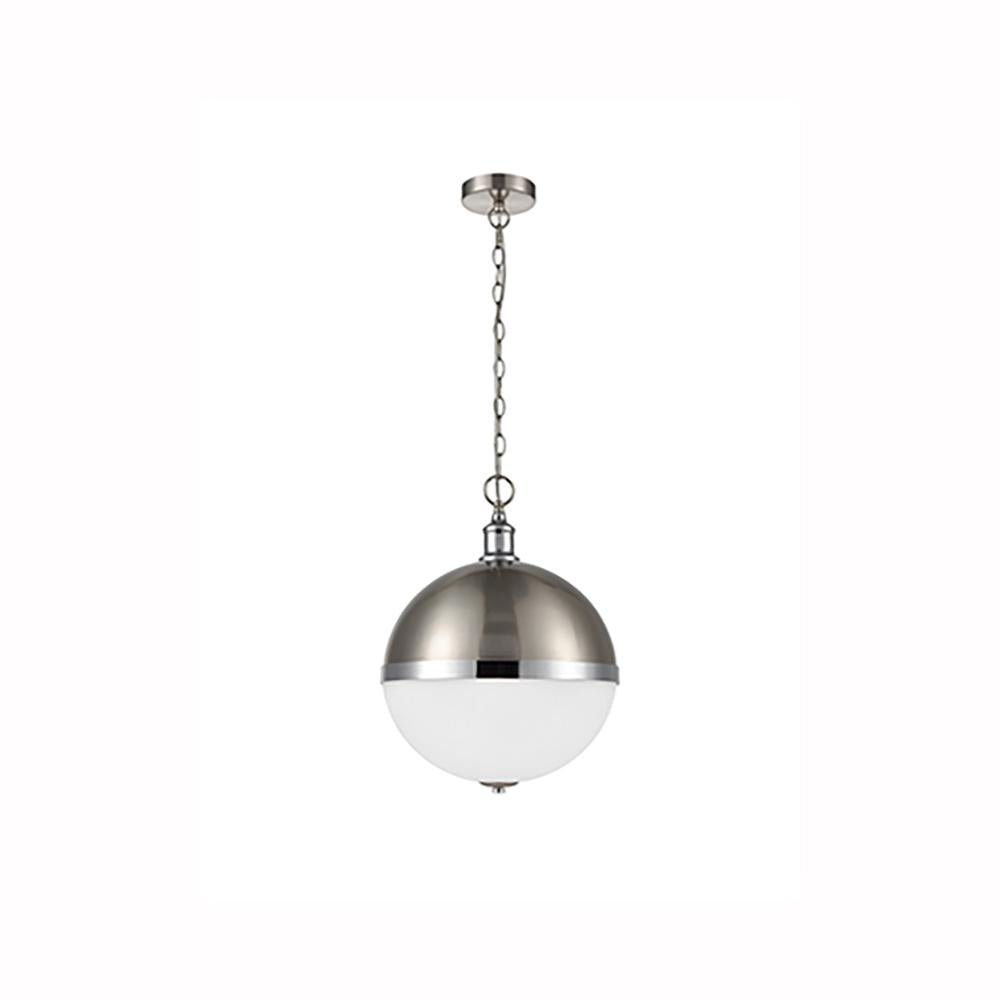 912HCP Ball Single Pendant Satin Nickel