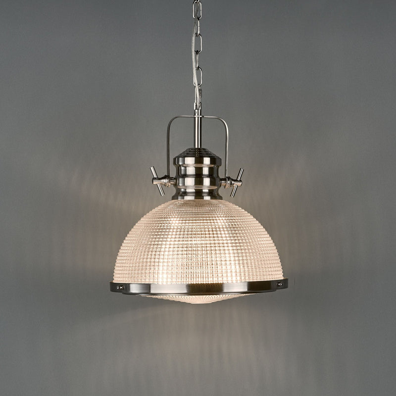 PEY0146 Single Pendant Satin Nickel