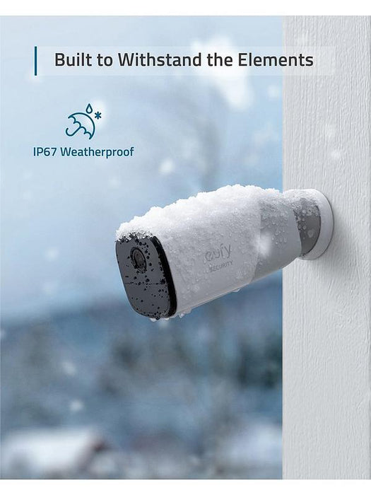 Eufy Video Doorbell 2K (Battery-Powered) Add-on & EufyCam 2 Pro - 3 Cam Kit with HomeBase 2 *Bundle*