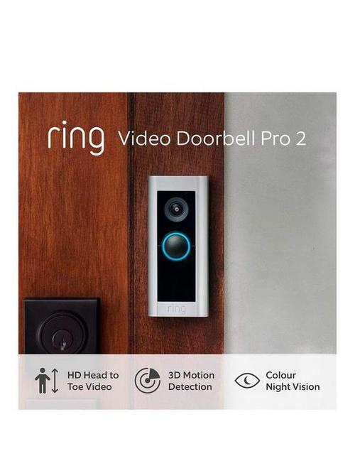 Ring Video Doorbell Pro 2 Plug-In & Chime *BUNDLE*