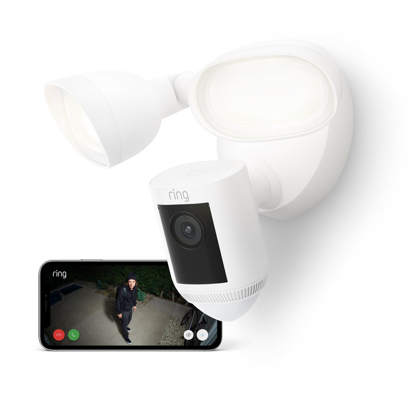 Ring Floodlight Cam Wired Pro White