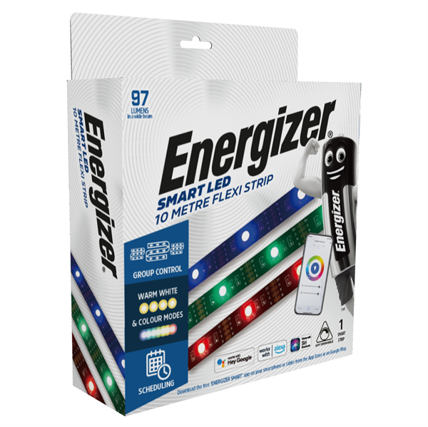 Energizer Smart 10m Flexi Strip RGB+CCT IP65 - S18468 (UK)