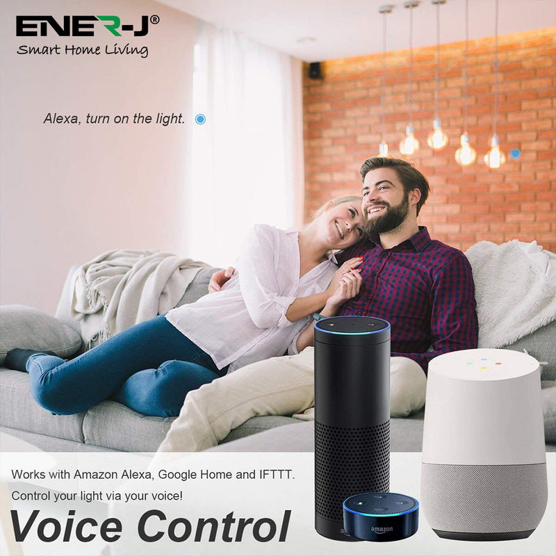 Ener-J Smart WiFi Colour Changing LED Bulb 9W BC/B22