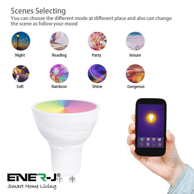 Ener-J Smart WiFi 5W GU10 LED Spotlight