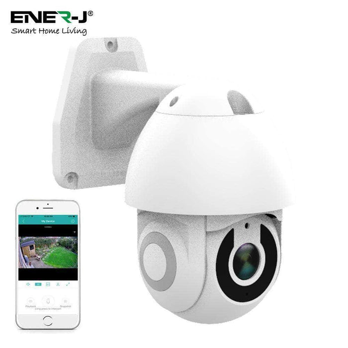 ENER-J Smart Wireless Outdoor IP Dome Camera with 4x Digital Zoom