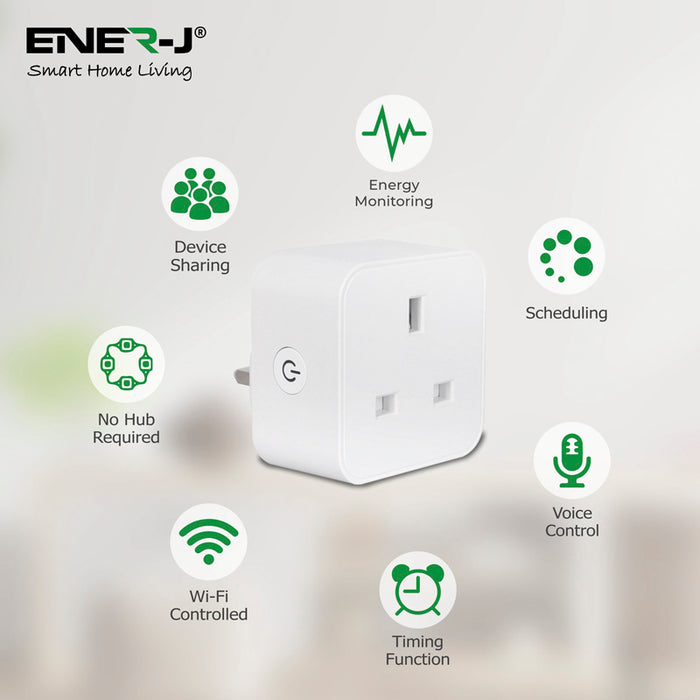 ENER-J Wifi Smart Plug with Energy Monitor