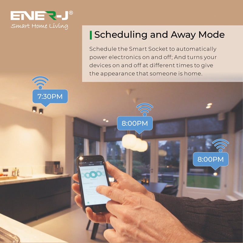 ENER-J Wifi Smart Plug with Energy Monitor