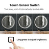 Ener-J Round LED Mirror with Bluetooth Speaker, CCT Changing & Touch Sensor