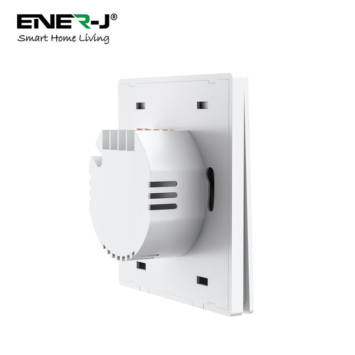 Ener J 1 Gang Smart Push Button Mechanical Light Switch, No Neutral Needed, APP & Voice Control