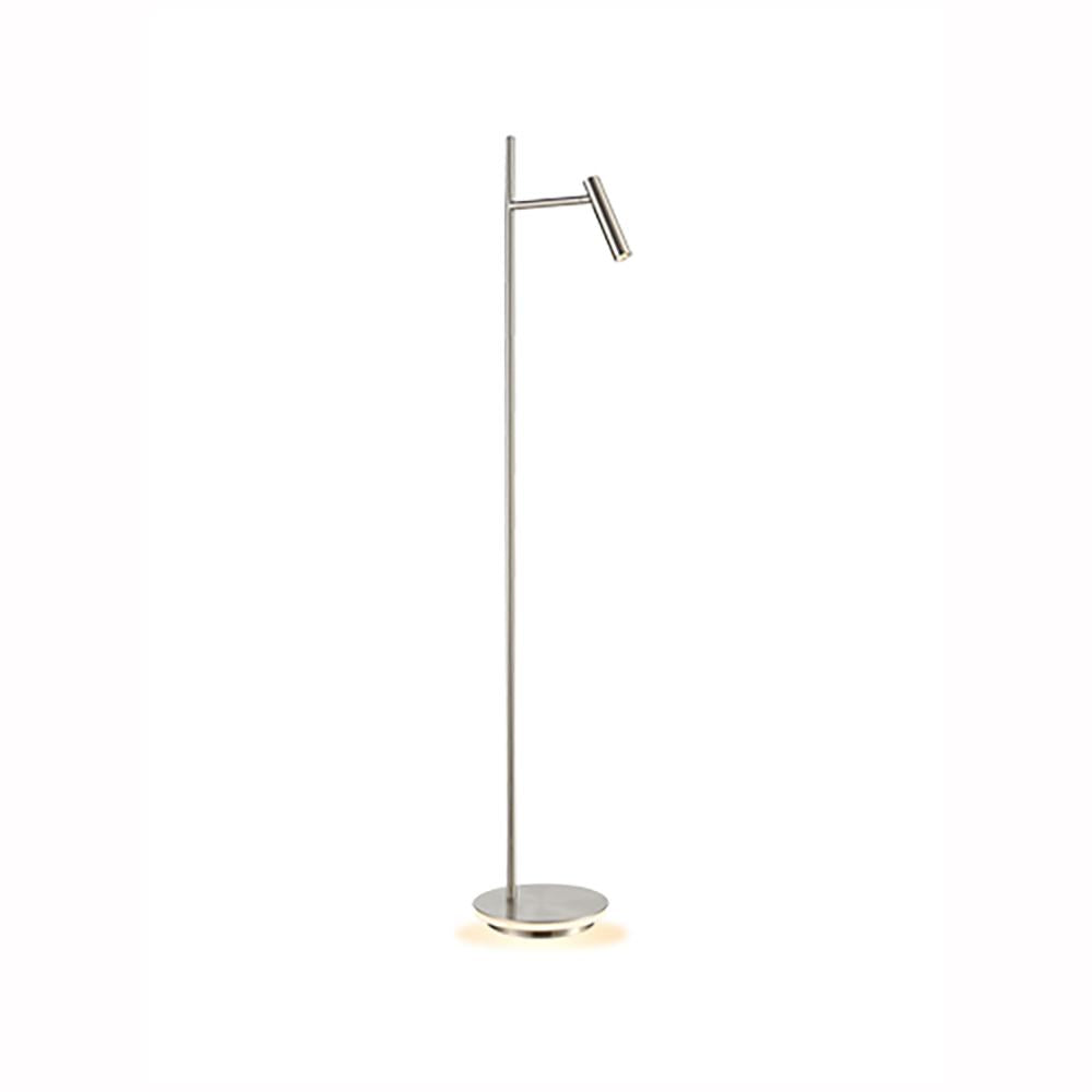 642LS LED Floor Lamp Satin Nickel