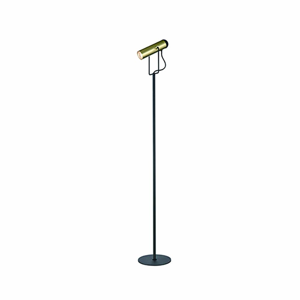 352LS Modern Reading Floor Lamp Satin Gold