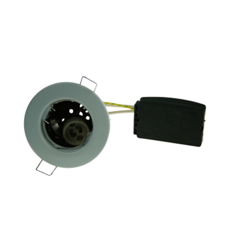 Fire Rated Downlight SUN102SC GU10 Fixed - Chrome Pressed - SND Electrical Ltd