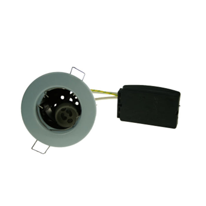 Fire Rated Downlight SUN102SC GU10 Fixed - Chrome Pressed - SND Electrical Ltd