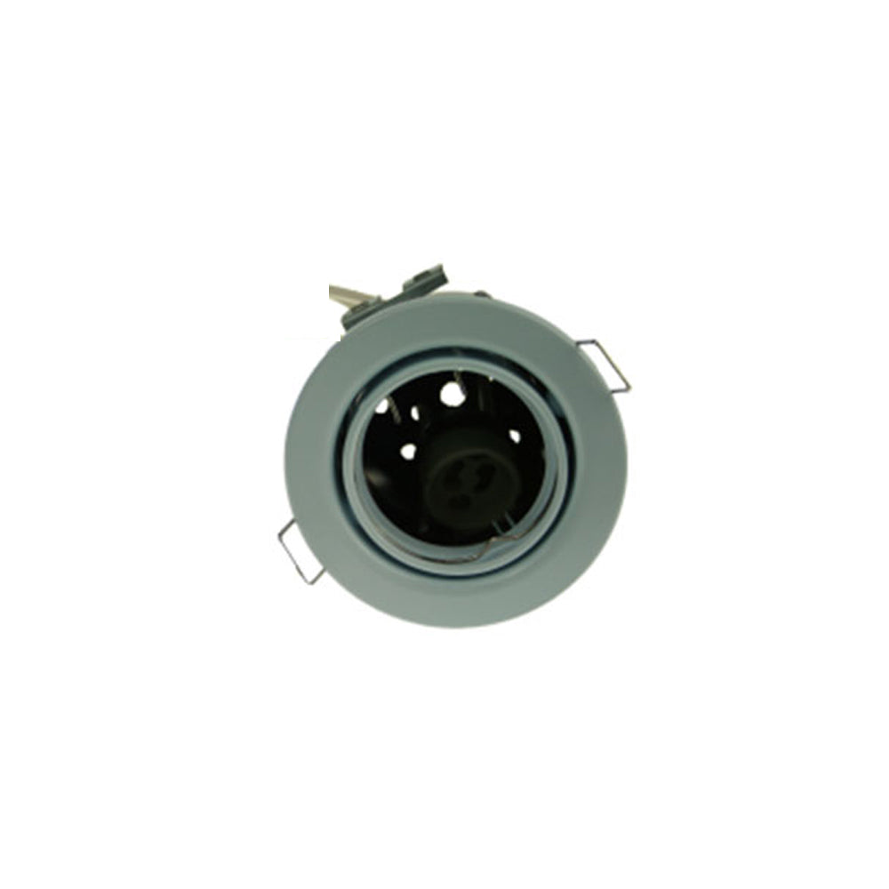 Fire Rated Downlight SUN107SC GU10 Tilt - White Pressed